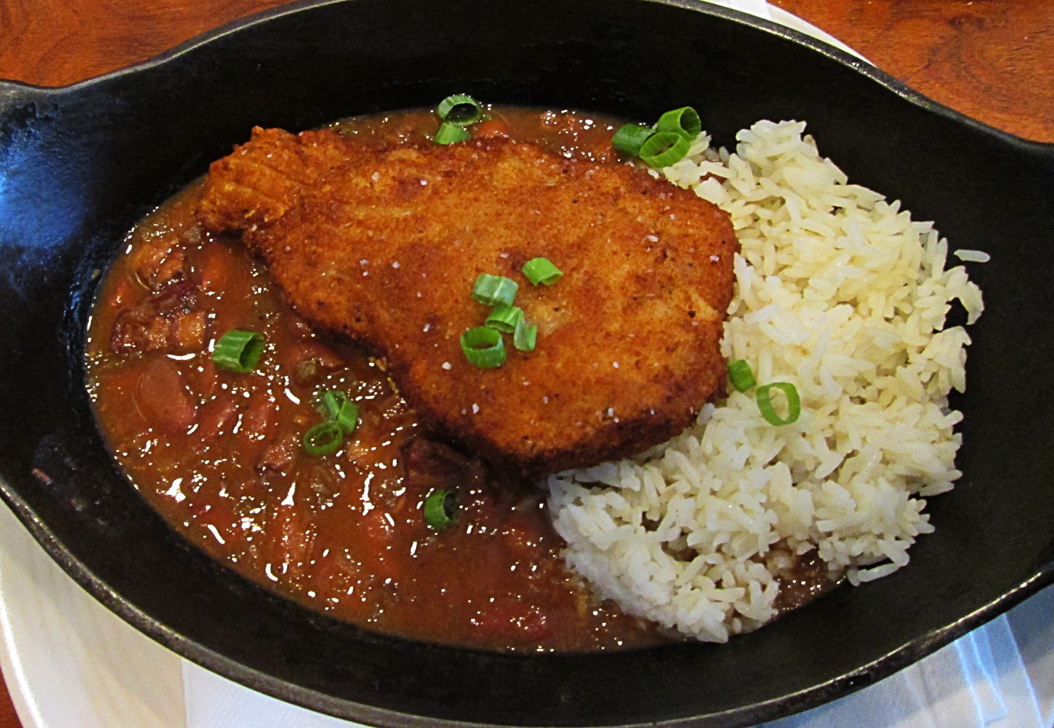  Red beans and rice (lunch special) 