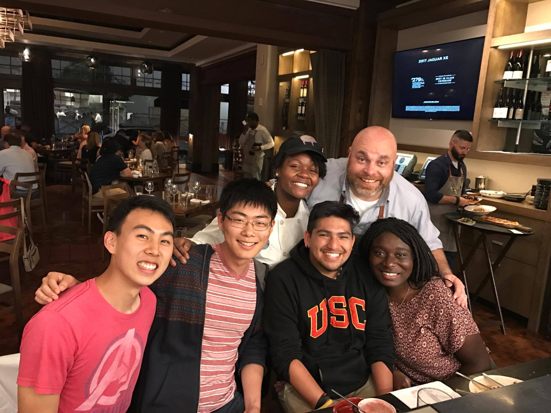 Our waiter and dessert chef were so great that we had to get a picture with them!