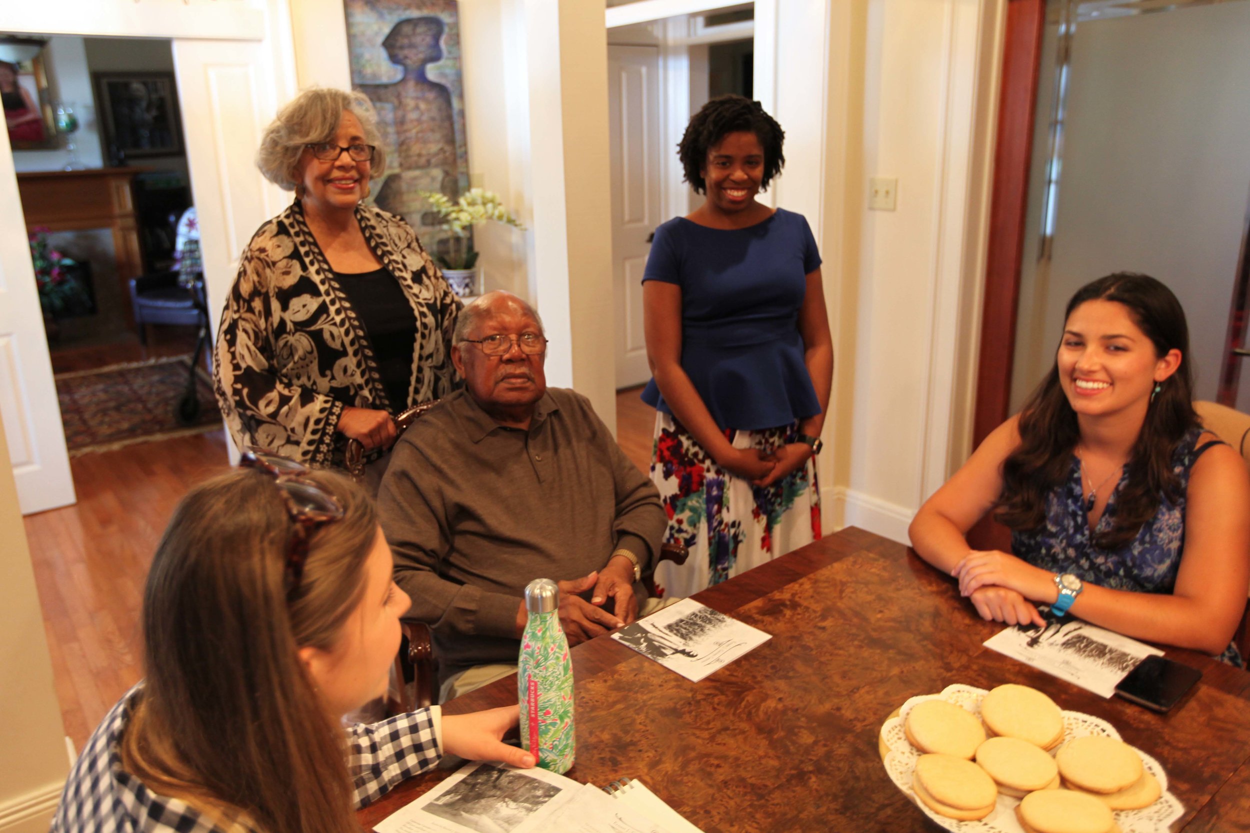 Dianne Gaines, Ernest J. Gaines and Cheylon Woods