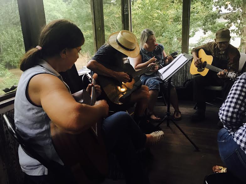  Left to right: Janet, Leland, Lori, and Elmer.&nbsp; 