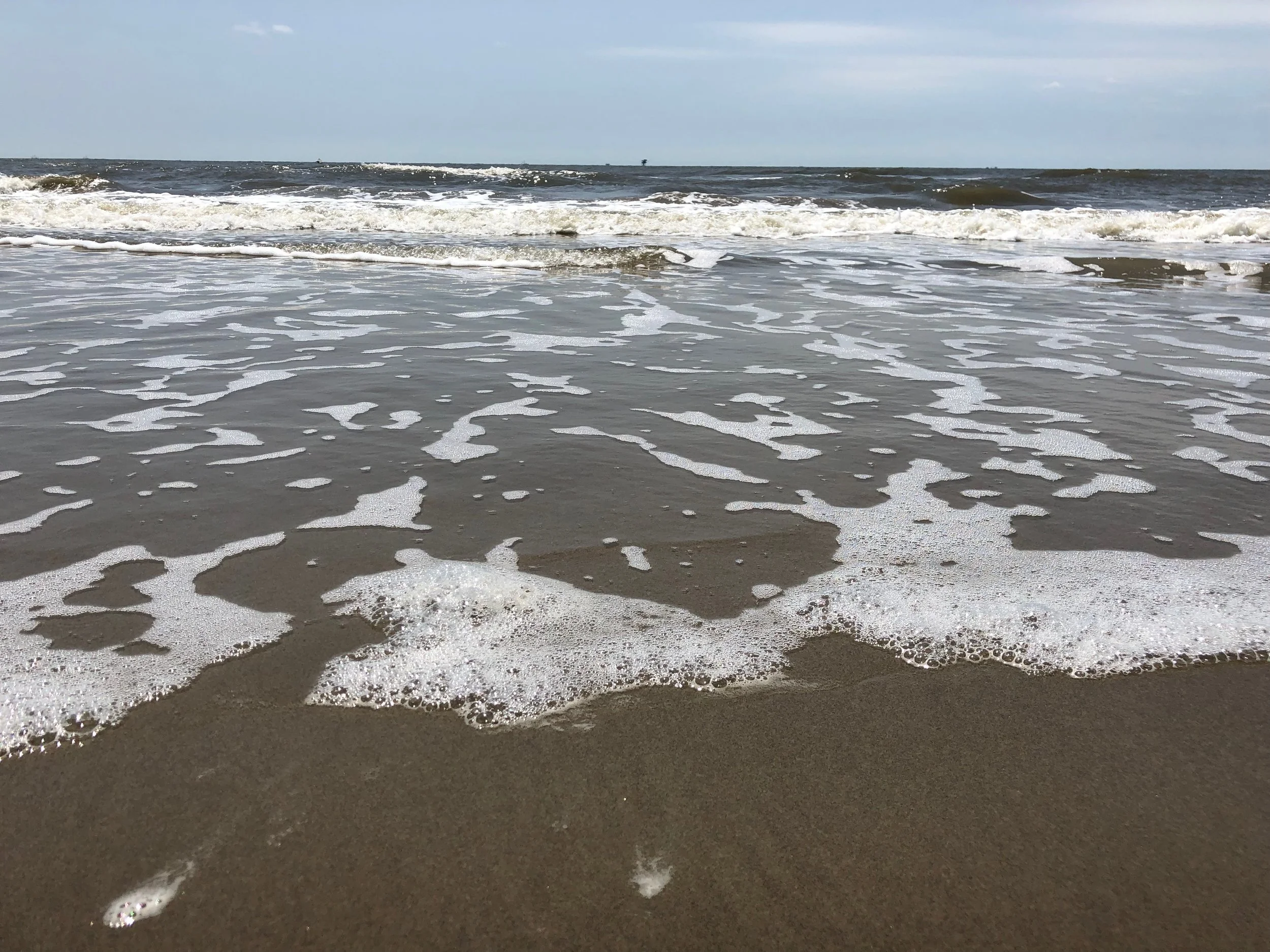 Serenity in the Sea Foam