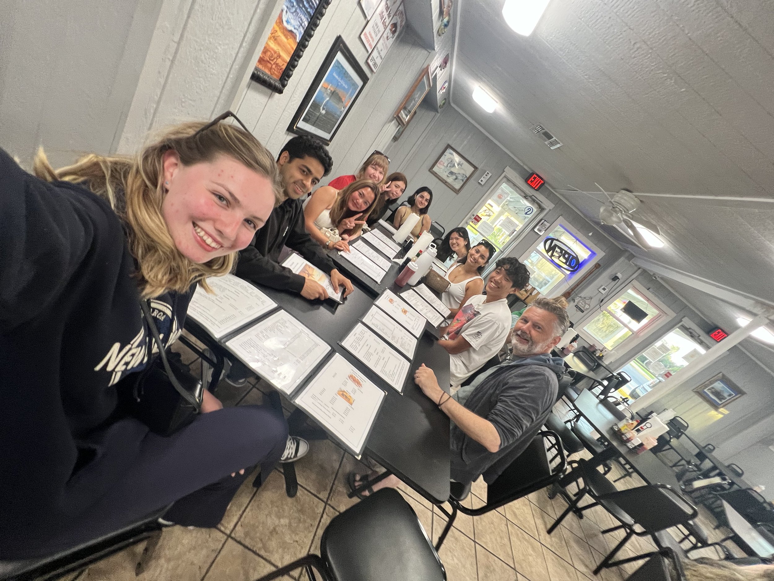 First group dinner at The Starfish.