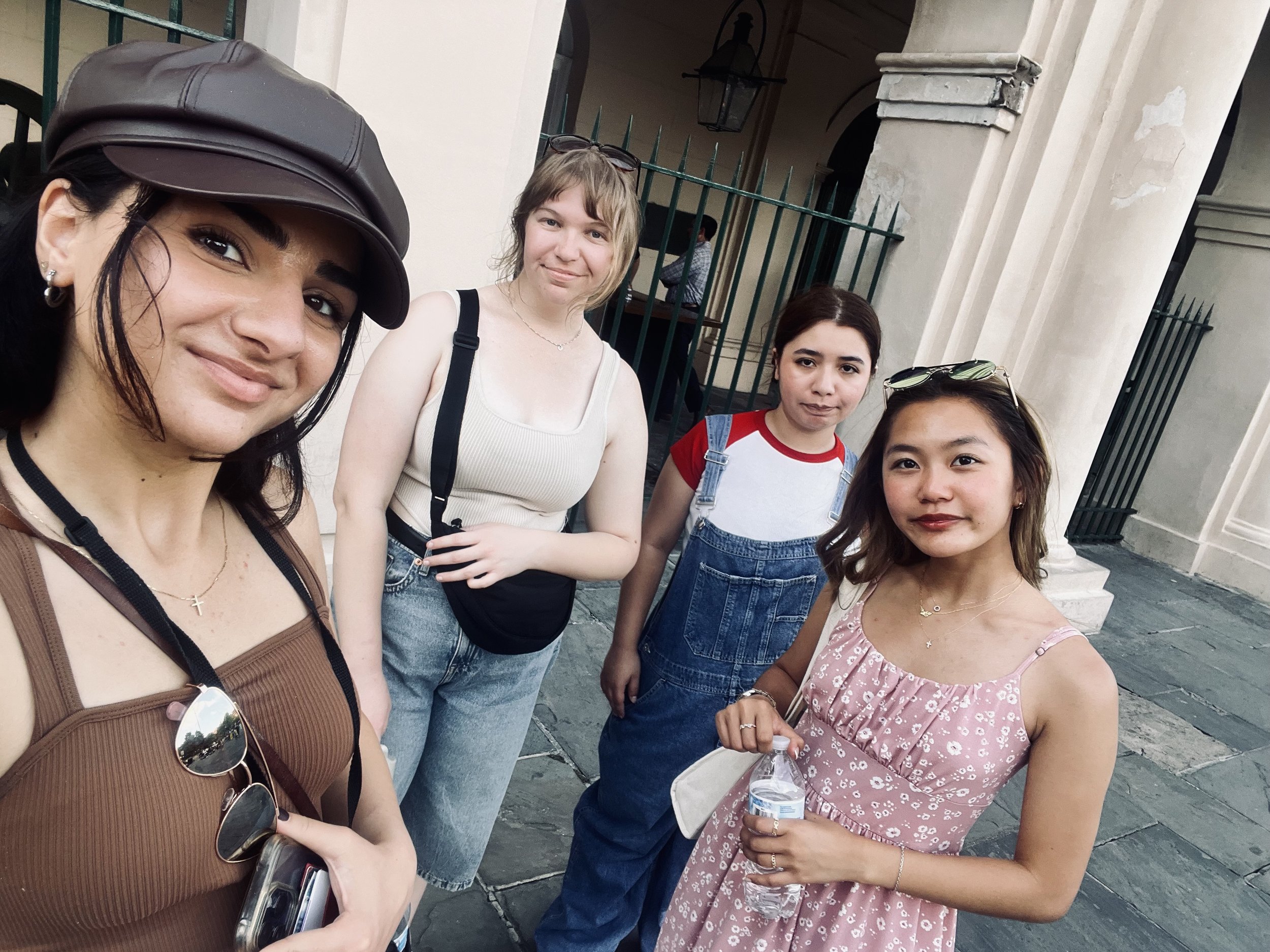 St. Louis Cathedral group selfie :)