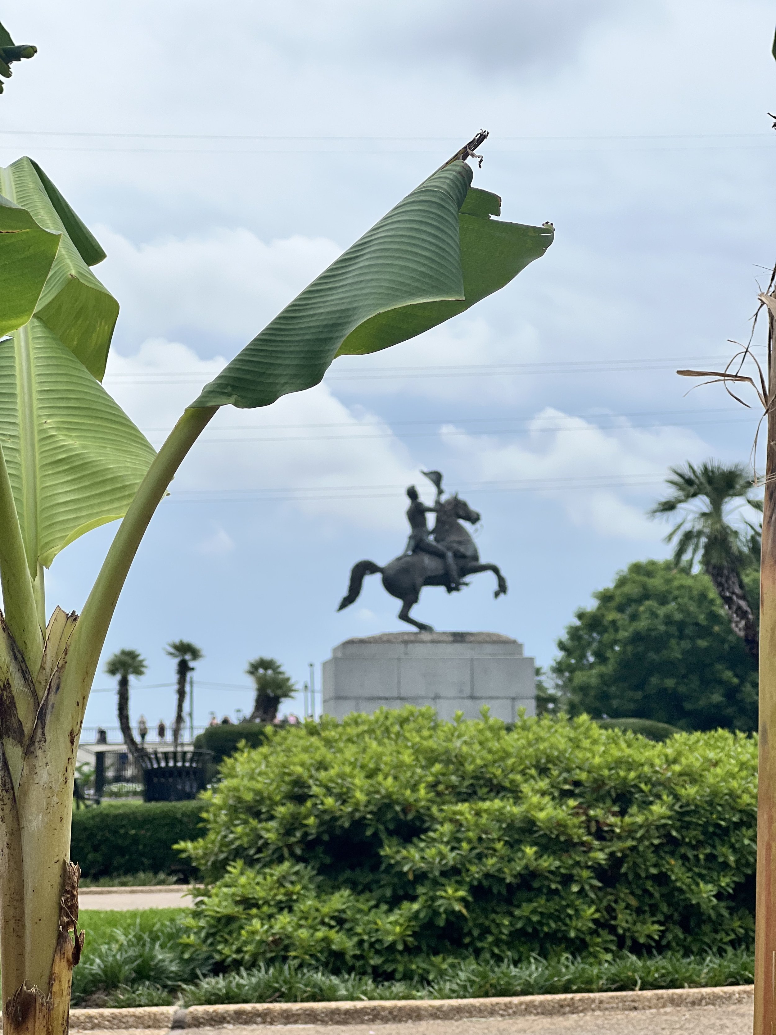 Andrew Jackson statue in Jackson Square