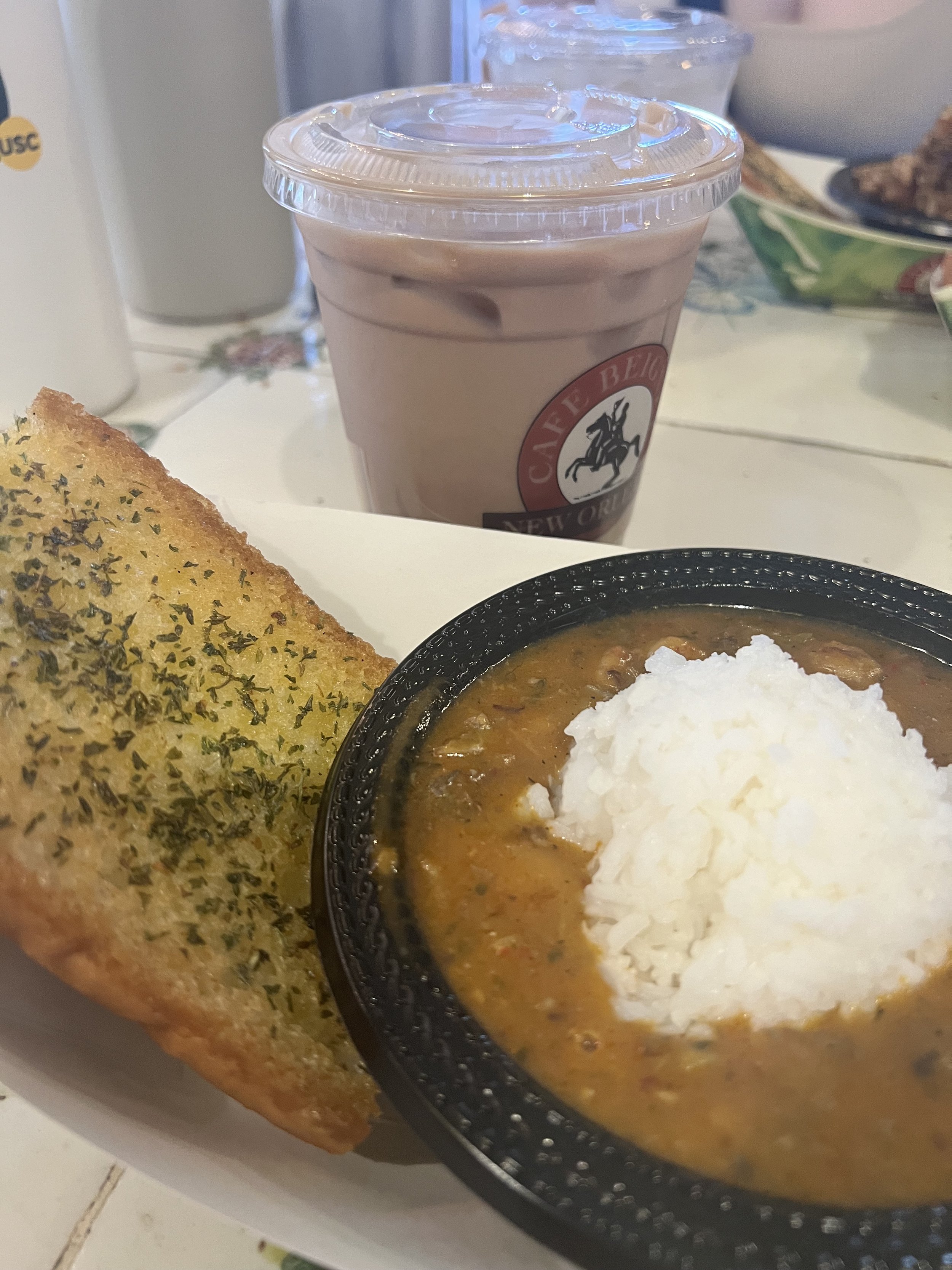Crawfish étouffée from Cafe Beignet on Royal St.