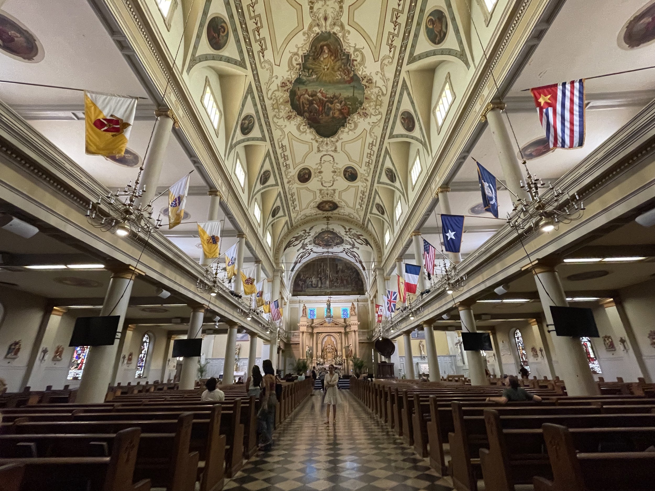 The incredible inside of the St. Louis Cathedral