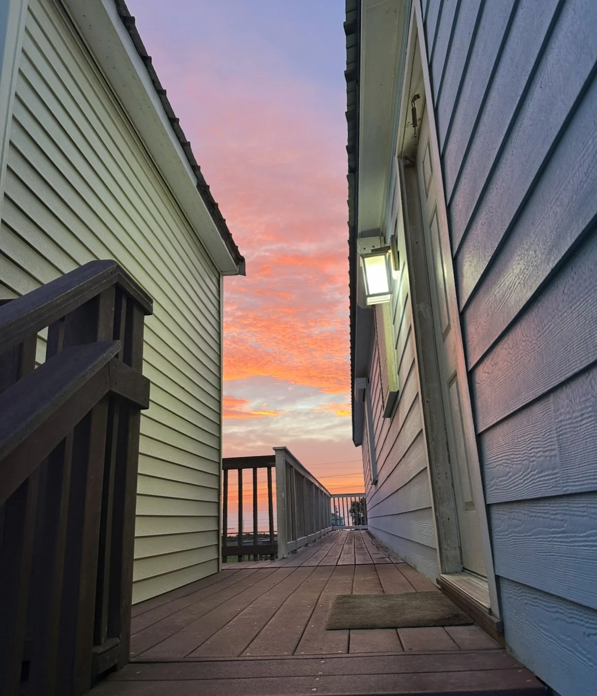 evening swim on grand isle