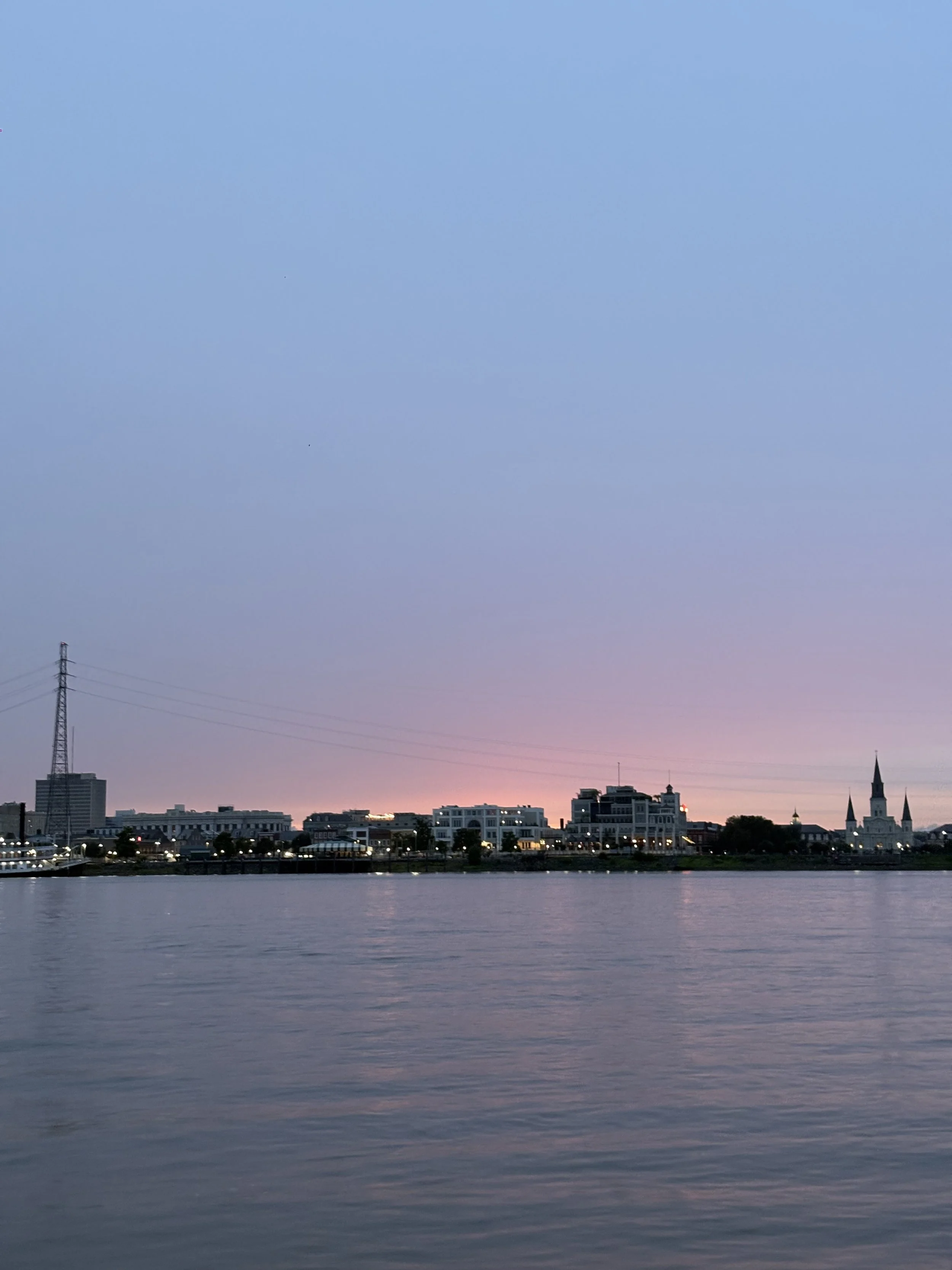 Sun Sets on New Orleans