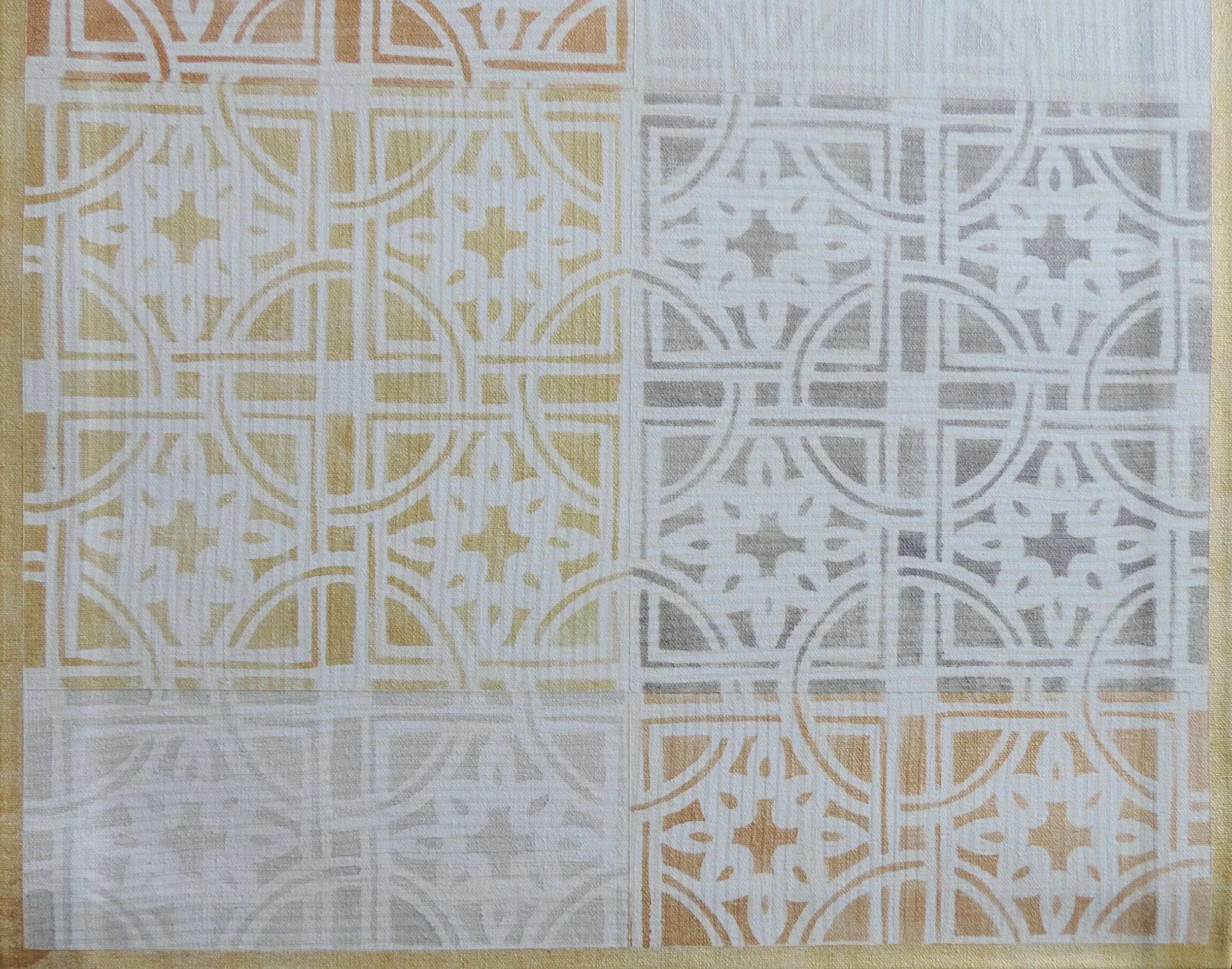 TABLE RUNNER - Gold & Silver - DETAIL