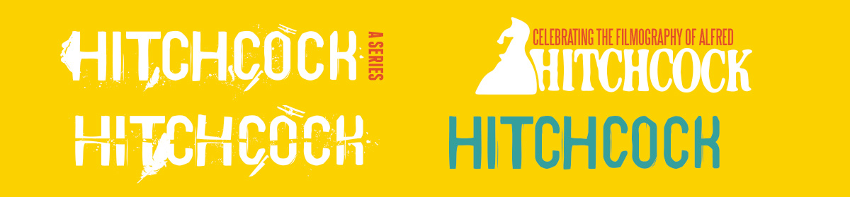 Some early iterations of the typographic branding for the series.