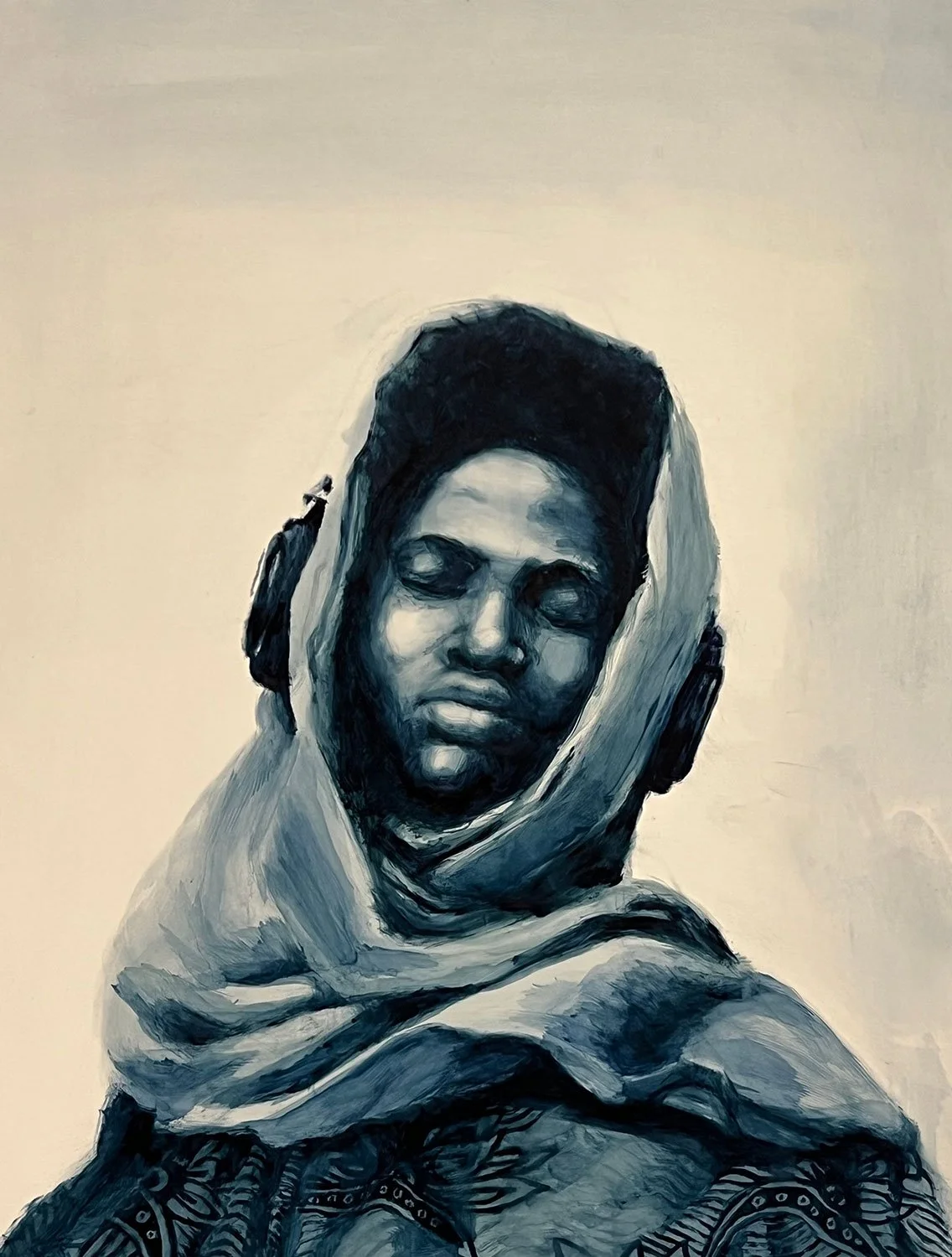  Oil on Panel, 12" x 16" 