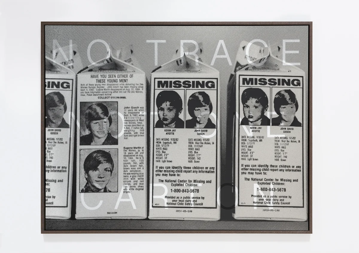 AGOM-0007 - Agostinelli, NO TRACE NOT ONE CARTON, Matte ink on acrylic mirror, Ed 1:8, 155 x 120 cm, 2014:15.jpg
