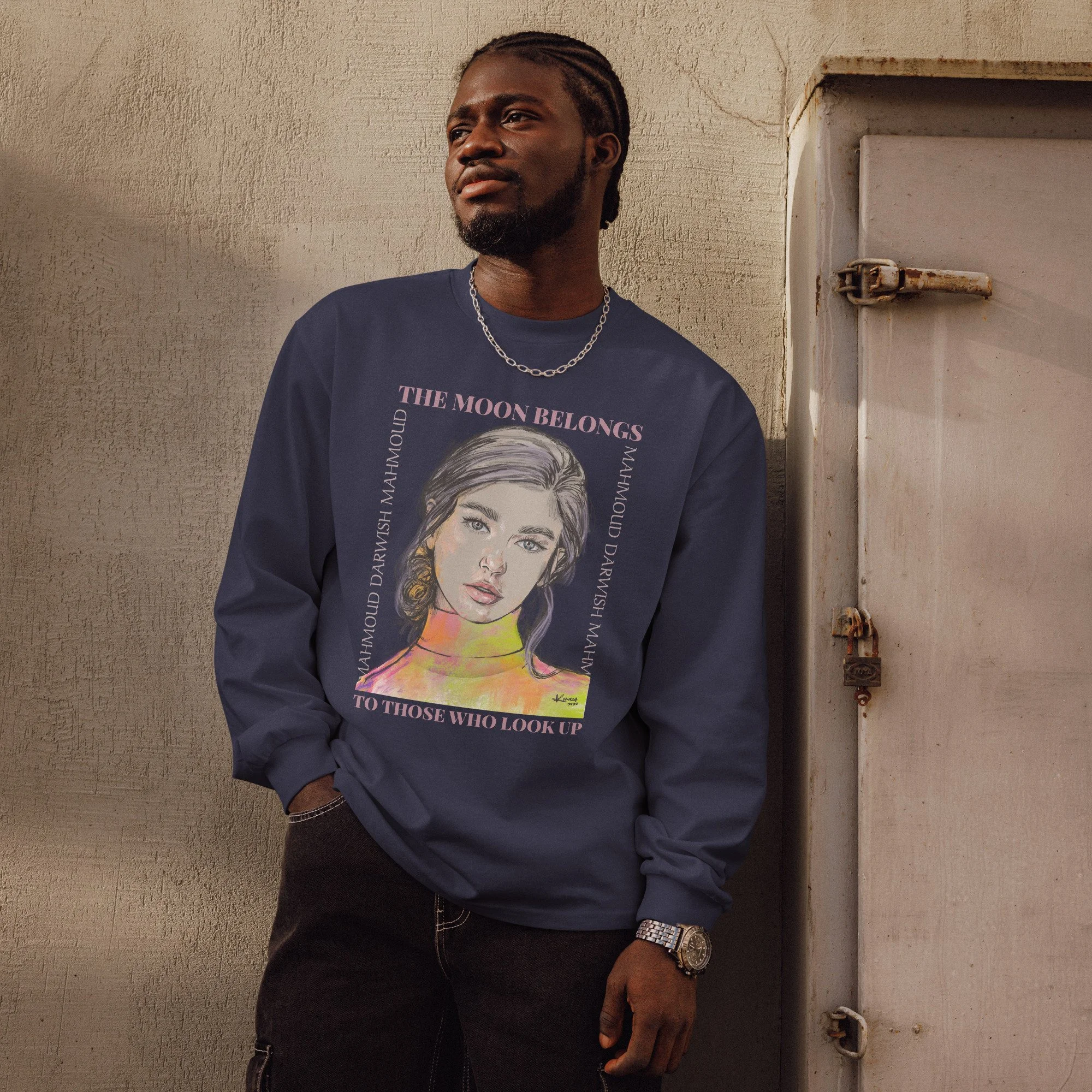 unisex-premium-heavyweight-long-sleeve-shirt-midnight-blue-front-6a1a34d3168de.jpg