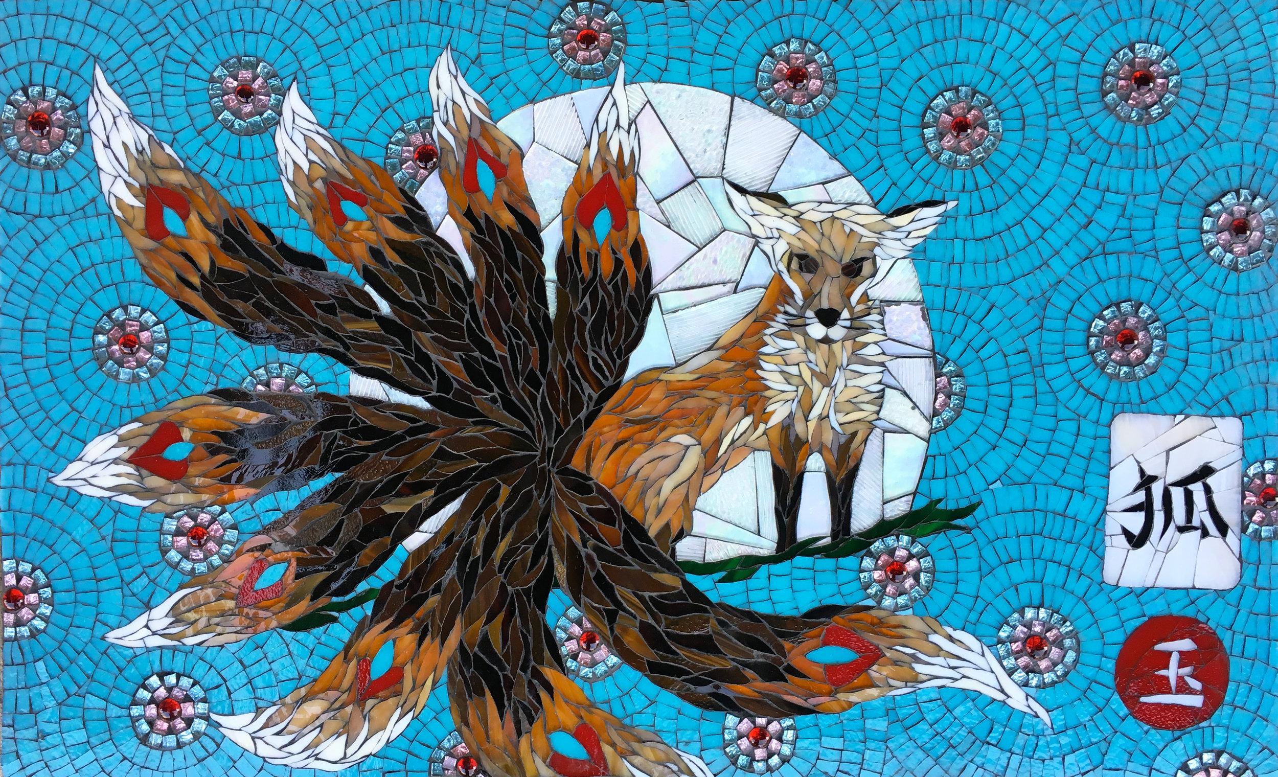 Jade the Fox Mosaic