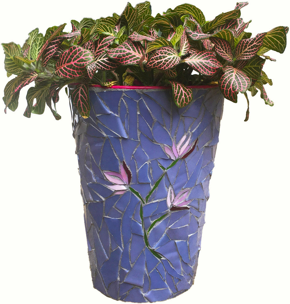 Elegant Mosaic Flower Vase