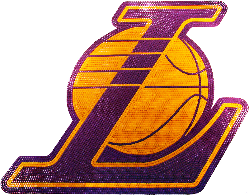 Lakers Mosaic Floor