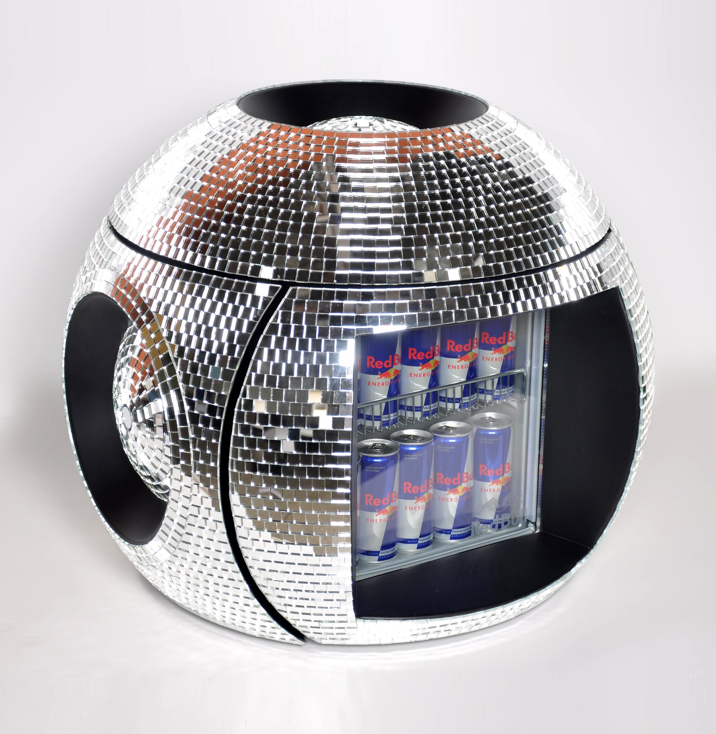 Red Bull Mosaic Disco Ball Cooler