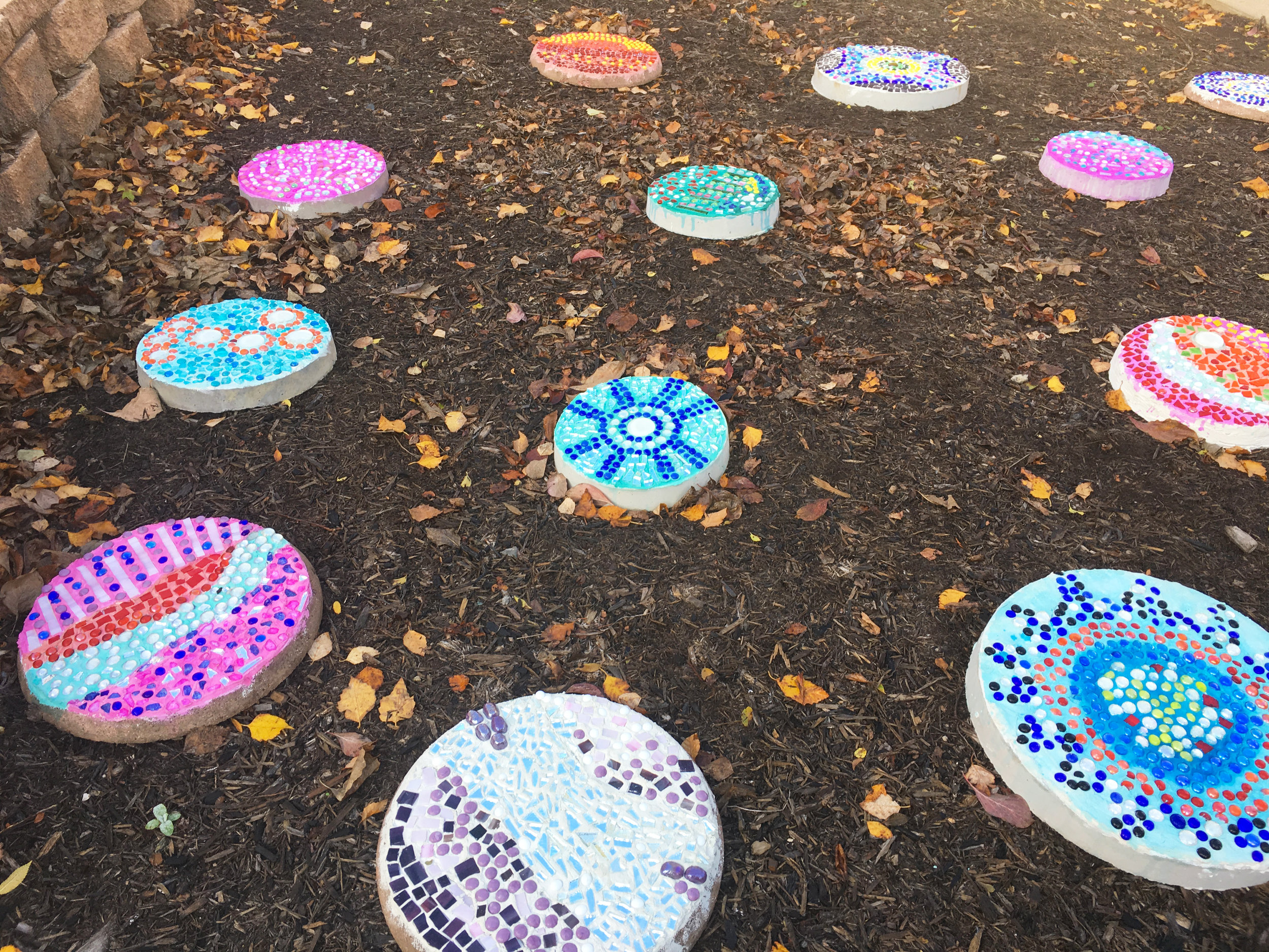 Glenwood Stepping Stone Mosaics