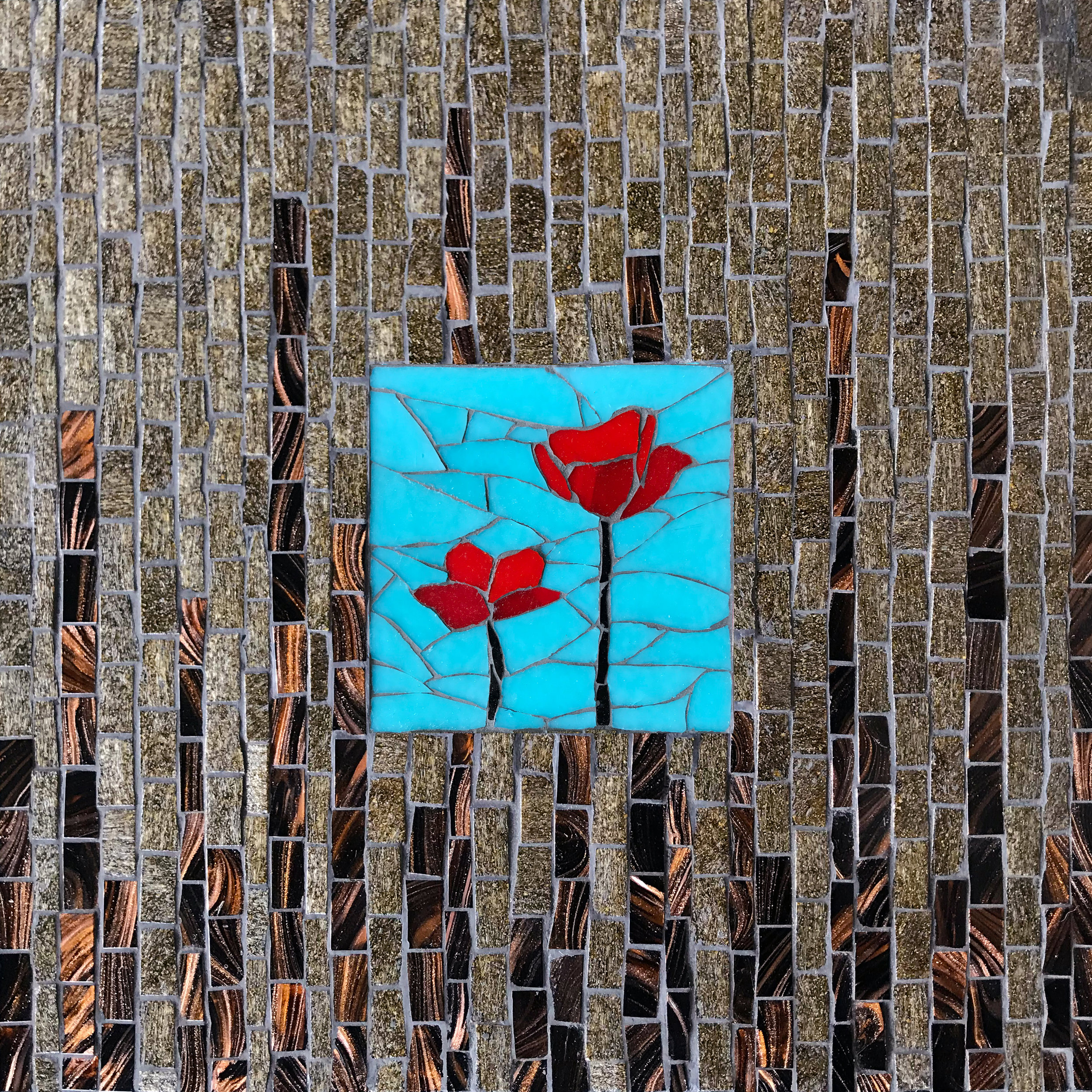 Poppies Zen Mosaic