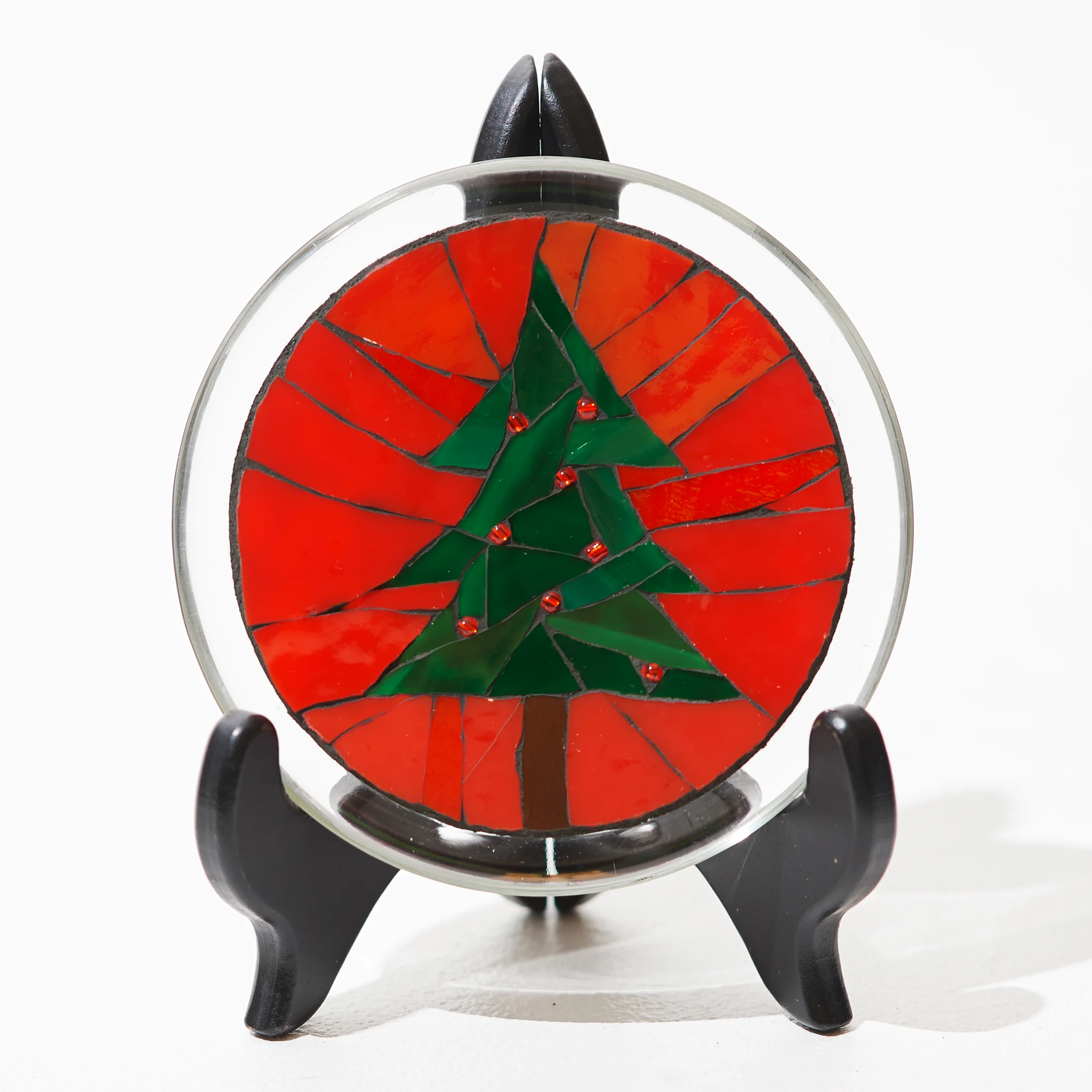 Holiday Tree Mosaic Plate