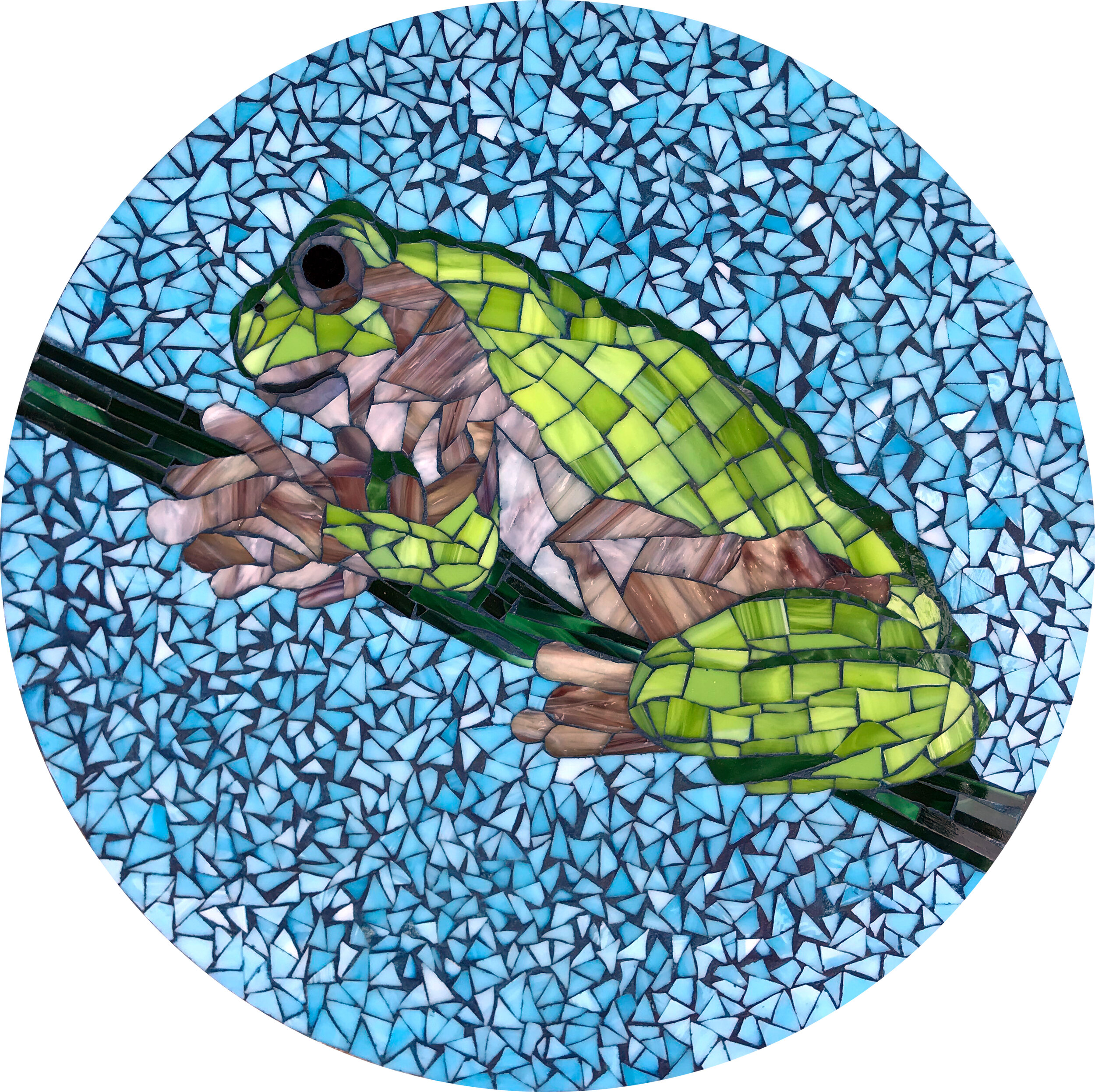 Frog Mosaic Stepping Stone