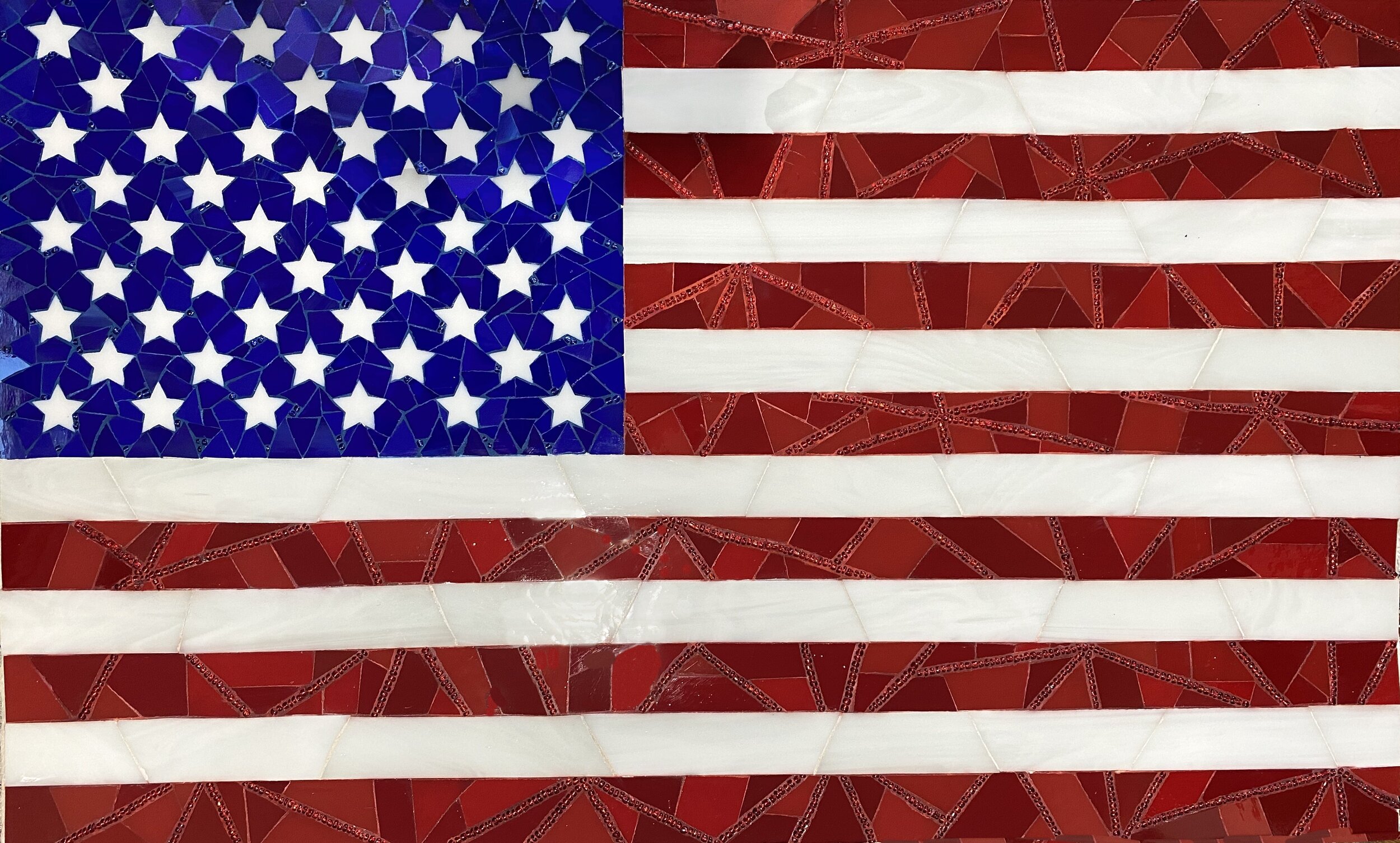 American Flag Mosaic