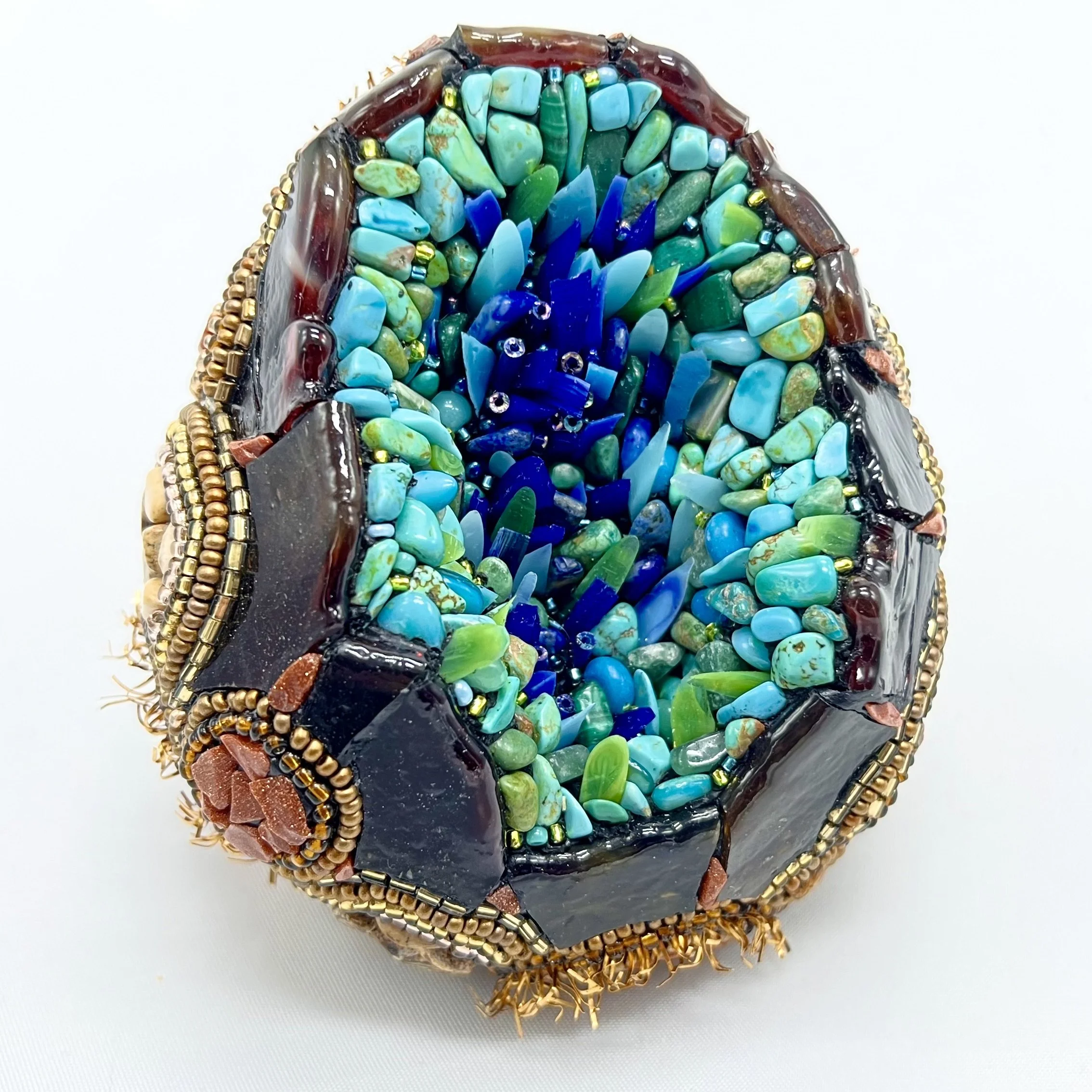 Copper Geode Mosaic I