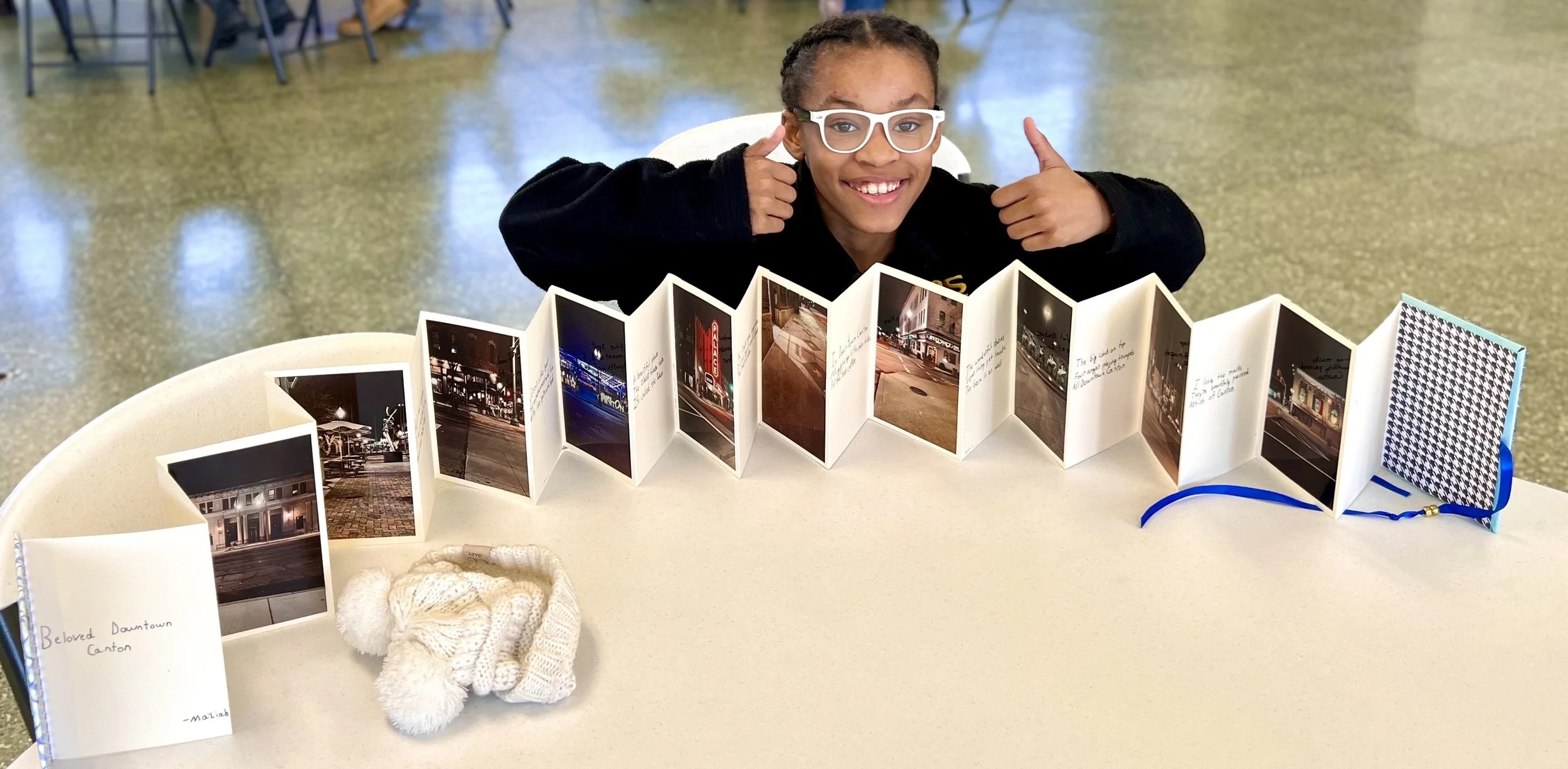 Photo &amp; Haiku Accordion Books