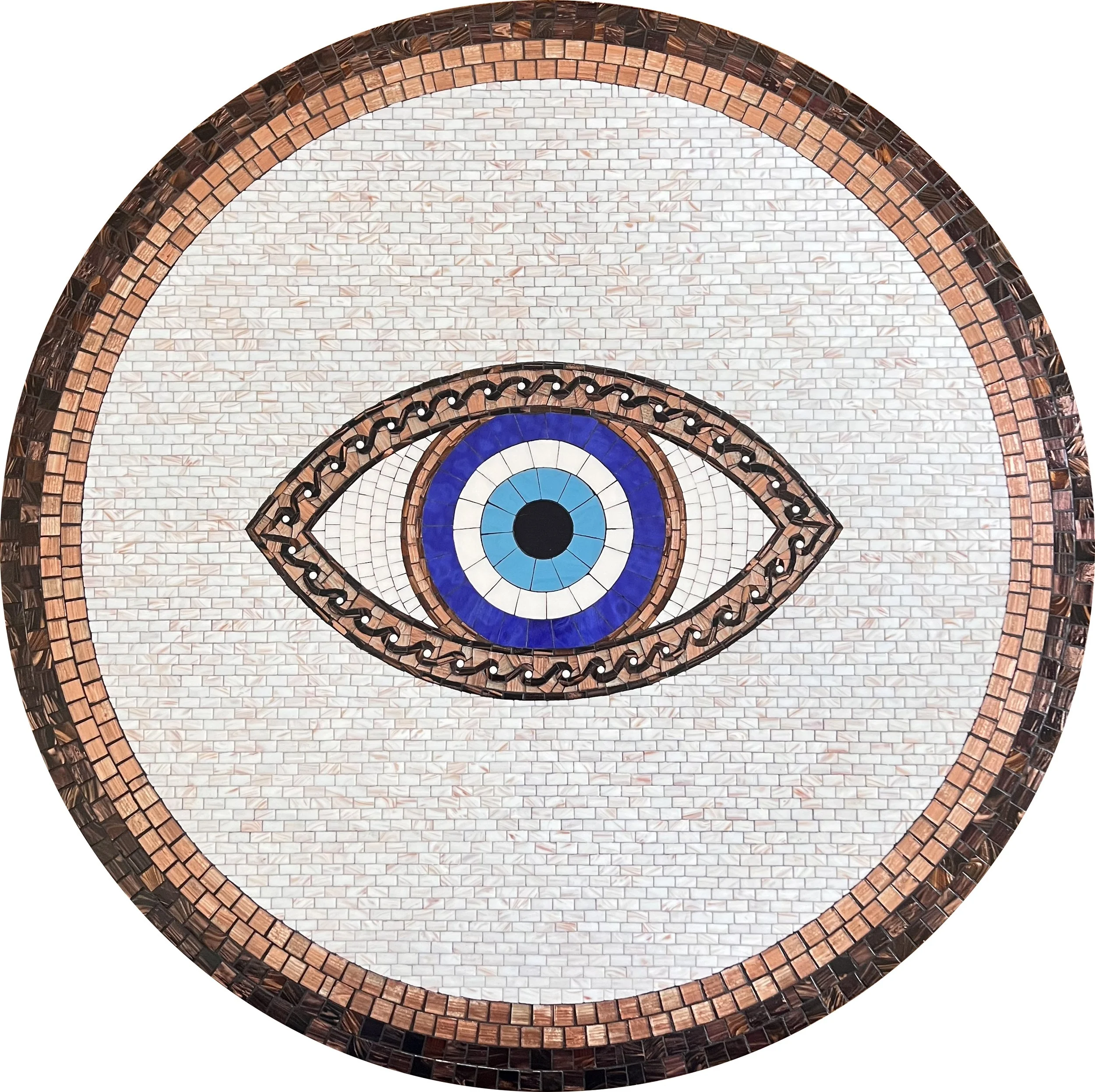 Evil Eye Mosaic Medallion