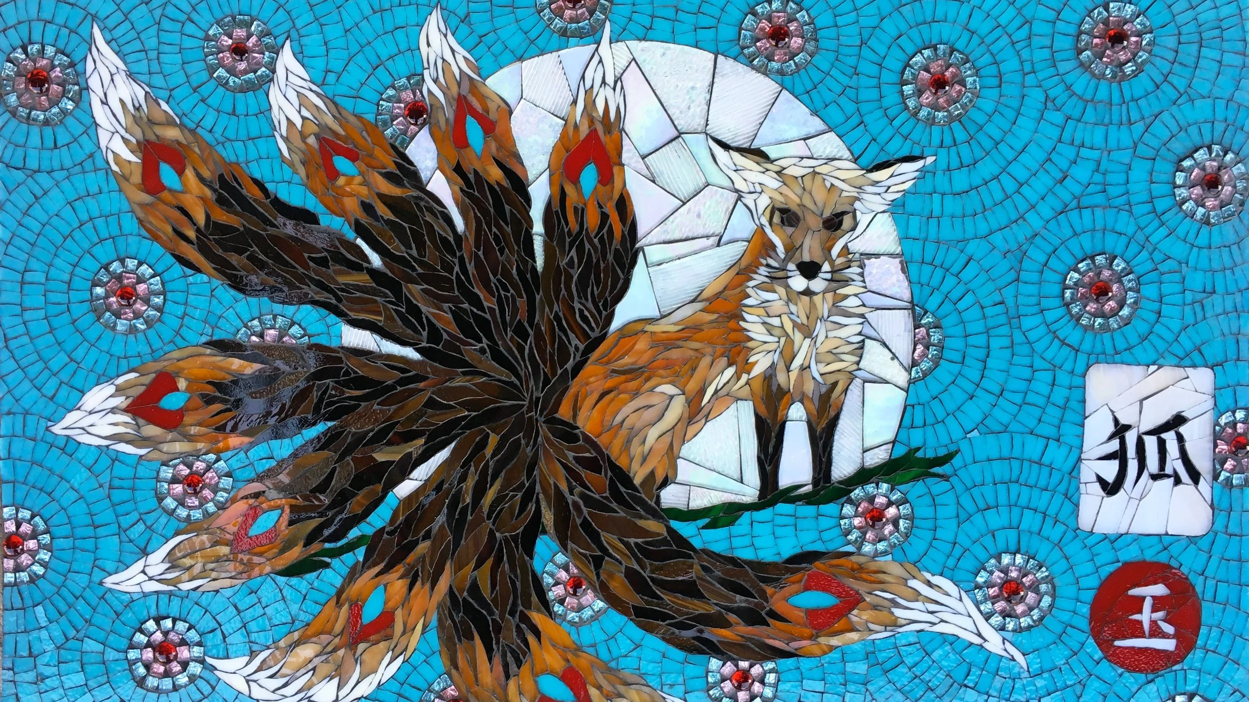 Jade the Fox Mosaic