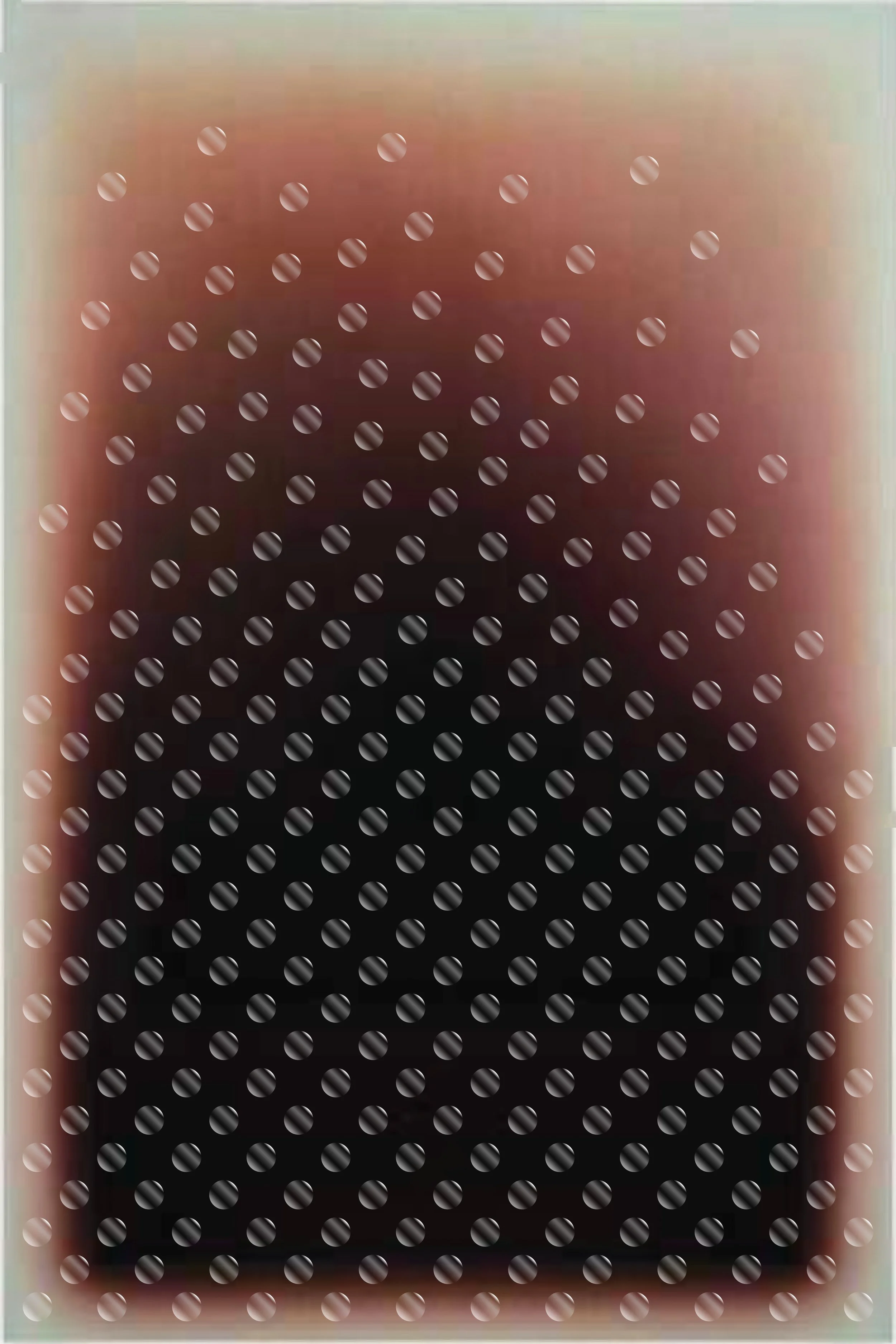 Digital mockup exploring SJL's idea of cabochons scattering and floating upward