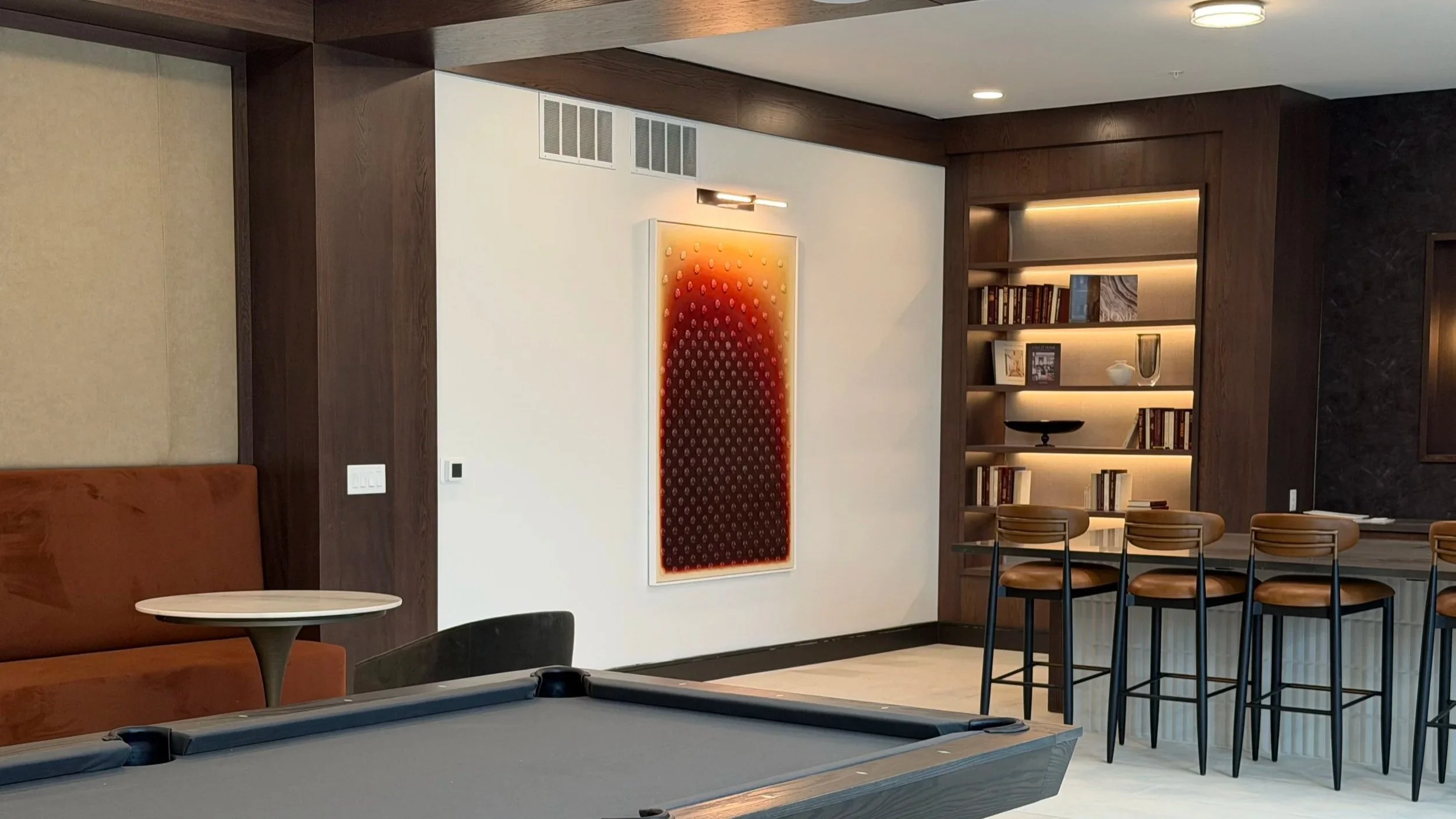Aura I installed at Tempo at Truepointe. Photography by Brenda Kroos.