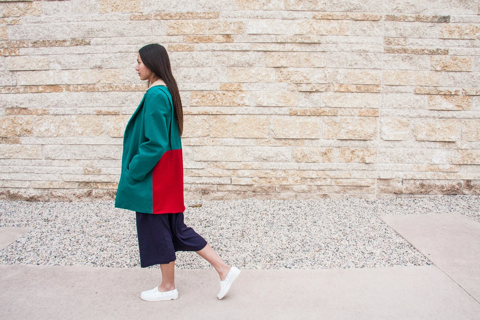 PRIMARY COLOR BLOCK COAT