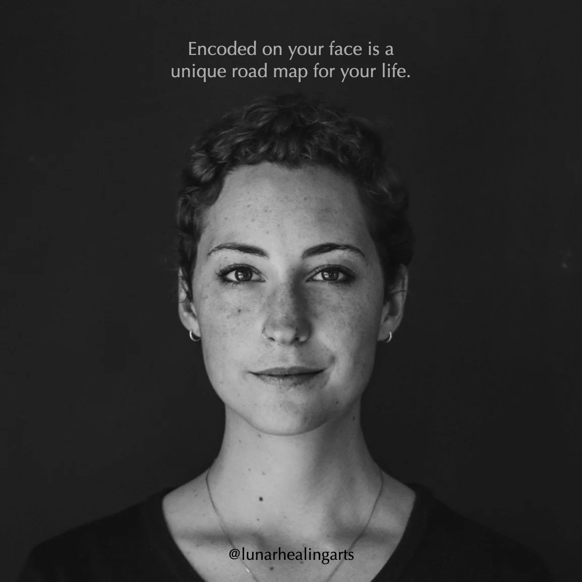 ...The varying sizes and shapes of your features, their placement, symmetry, and colouration all hold keys to realising greater health, living more in alignment with your purpose and expressing your true essential essence. 

Nothing is arbitrary on y