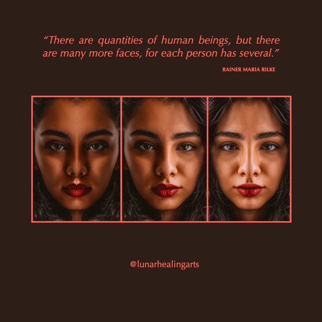 This is very true. The face morphs way more than we realise and the features change and shift to reflect who we are being, how we are living and which of our personality traits we are favouring. 

Most of us share certain traits more in public/at wor