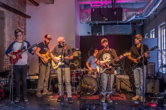 Quincy Band performs a Labor Day show at The Chalet at MASS MoCA September 2017 Photo by Mark Girouard