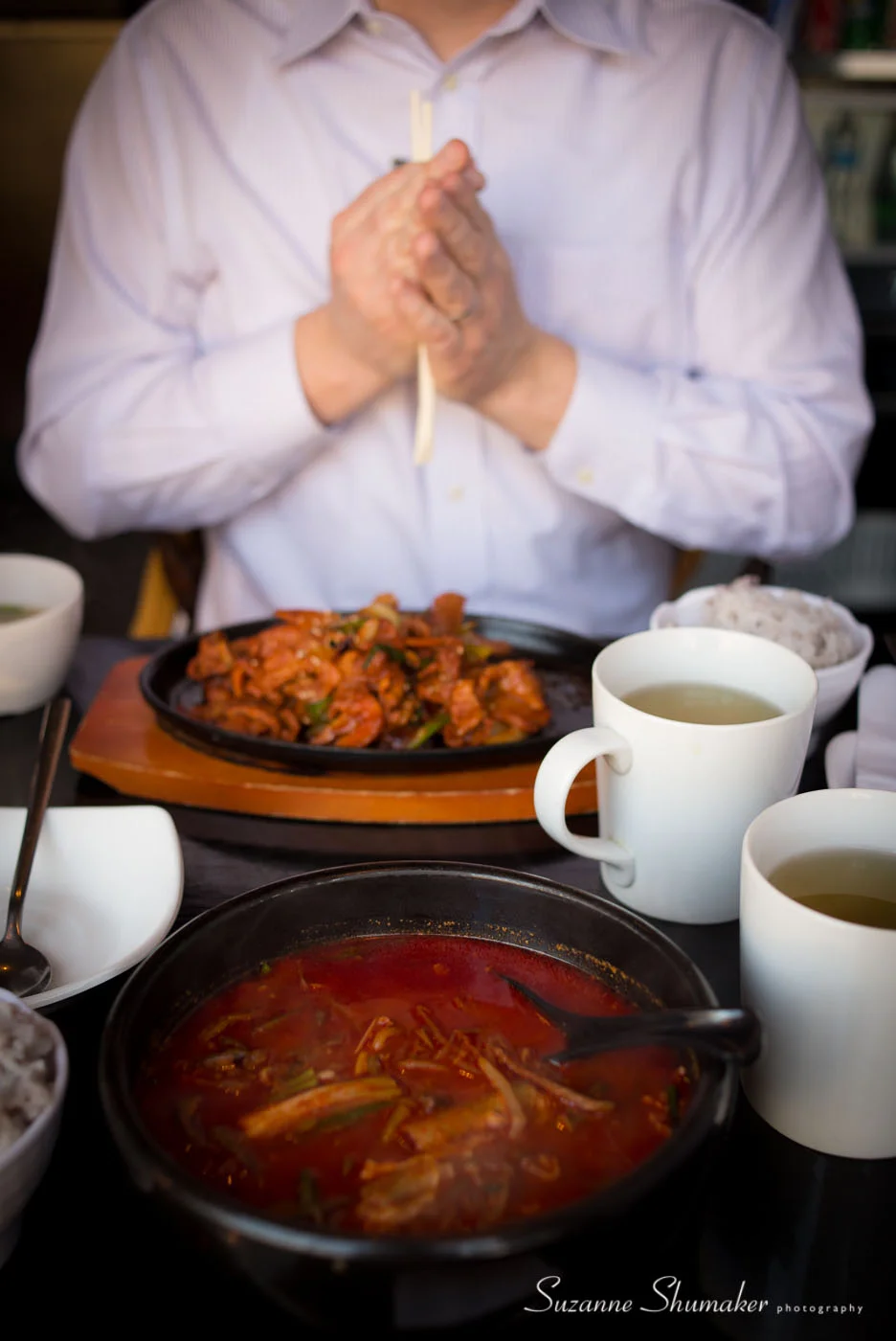 My hot lunch date #yukgaejangsoup