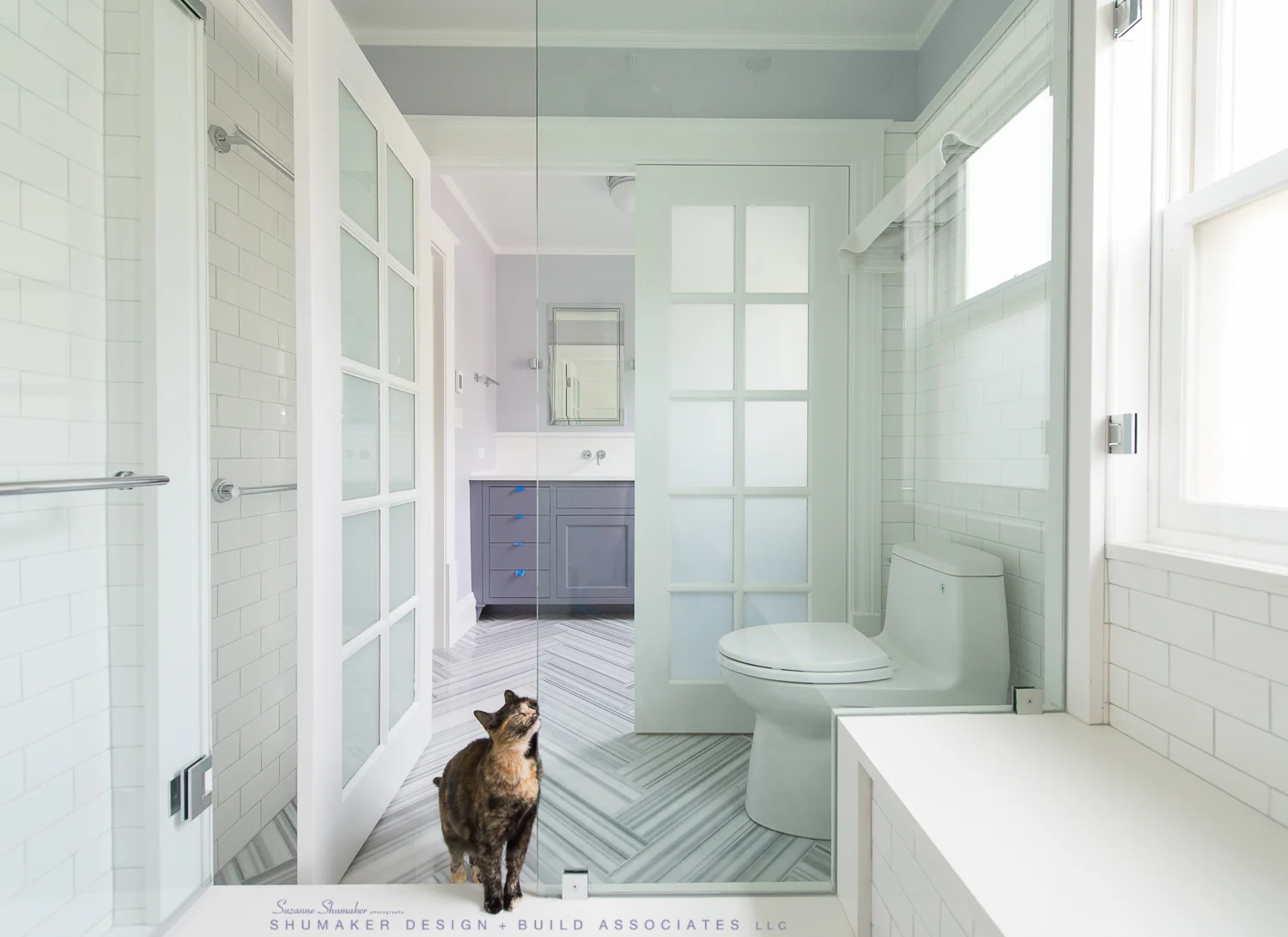 Lilac Bathroom — Shumaker Design Associates, LLC