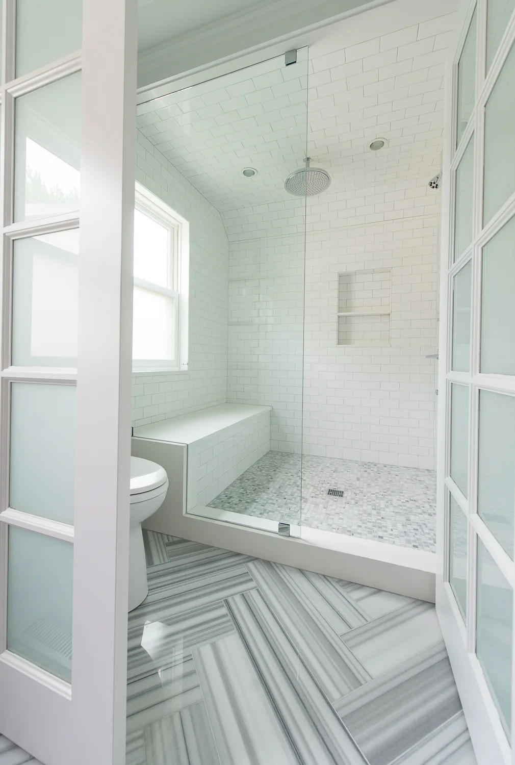 Lilac Bathroom — Shumaker Design Associates, LLC