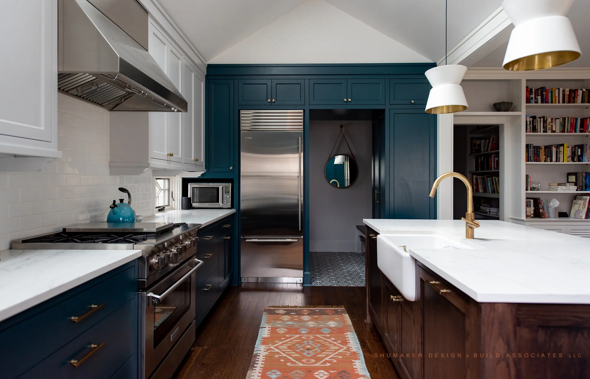 Peacock Blue Kitchen — Shumaker Design Associates, LLC