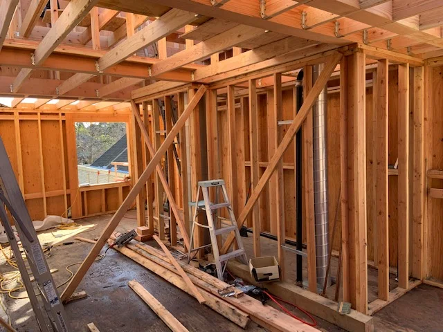 1-22-2019 Second floor construction