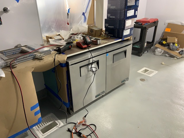 4-02-2019 New kitchen equipment going into place