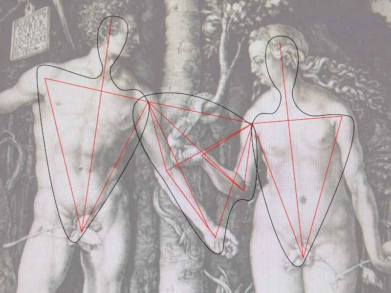 Inter-Position (Dürer, Adam und Eva)