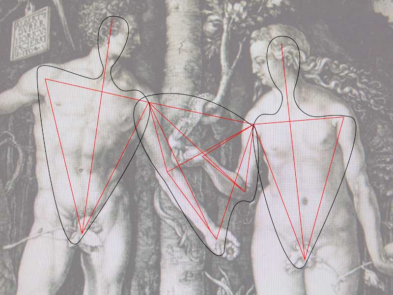 Inter-Position (Dürer, Adam und Eva)