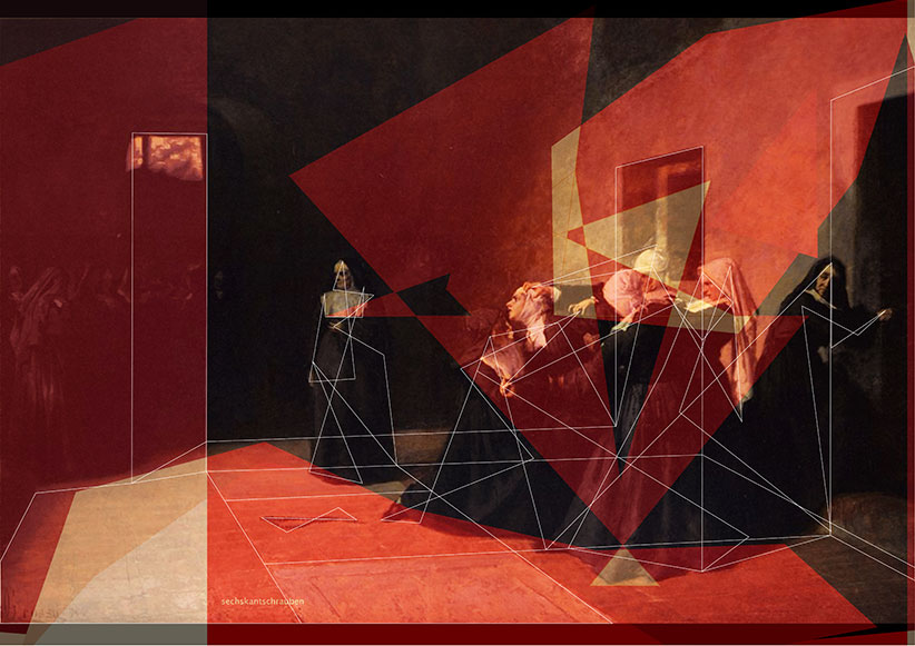 Giacomo Grosso, Cell of Insane - transformed