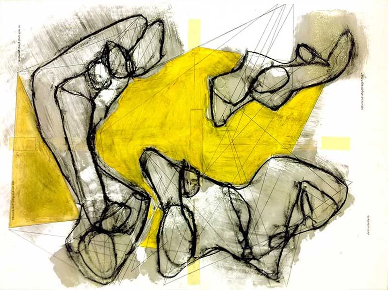 the outer figures break into the inside-space