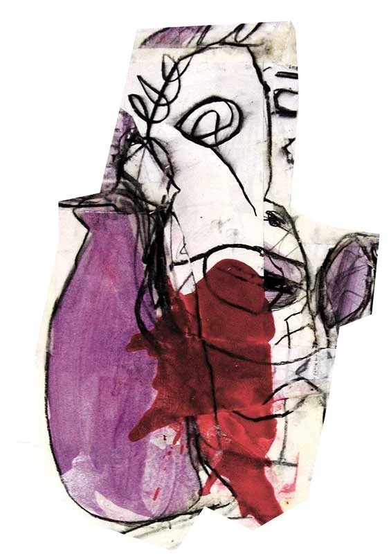 aufs Gesicht konzentriert concentrated on the face