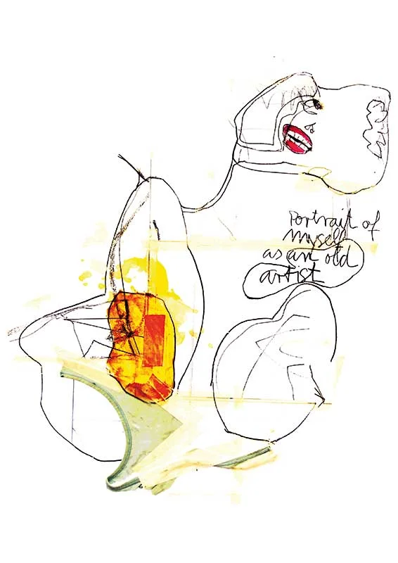 Selbstportrait als ein alternder Künstler self-portrait as an aging artist
