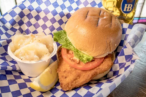 Chicken Schnitzel Sandwich