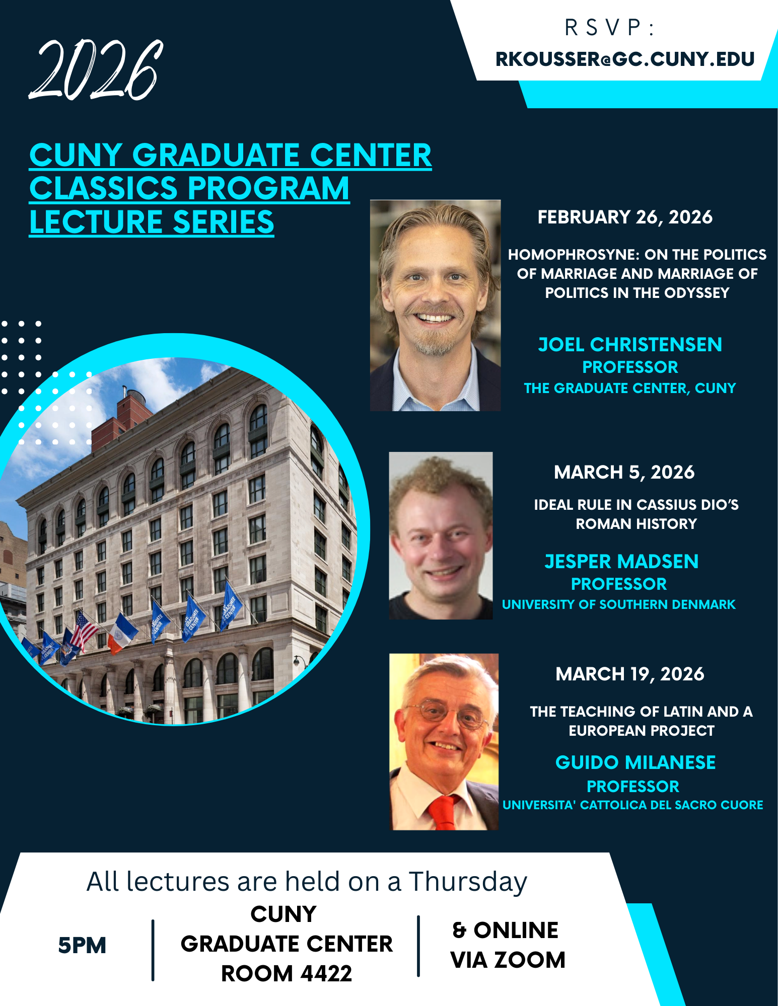 CUNY Graduate Center Spring Lecture Series
